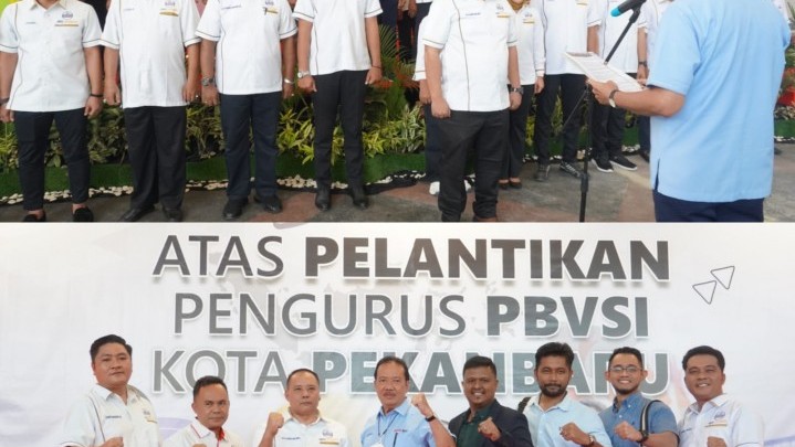 Pengurus PBVSI Kota Pekanbaru Periode 2020-2026 Resmi Dikukuhkan