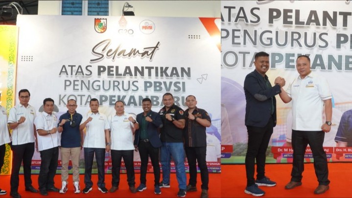 Ketum KONI Pekanbaru Harapkan PBVSI Kota Pekanbaru Terbaik di Porprov Riau