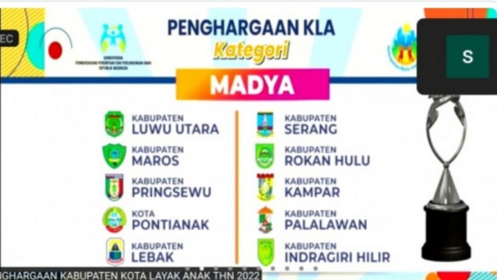 Selamat, Indragiri Hilir Raih Predikat KLA Madya