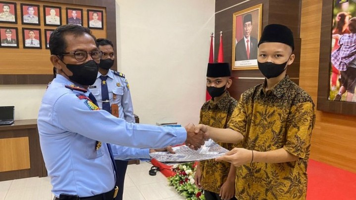 Sebanyak 44 Andikpas di Riau Dapat Remisi Hari Anak Nasional, 2 Langsung Bebas Sebanyak 44 Andikpas di Riau Dapat Remisi Hari Anak Nasional, 2 Langsung Bebas