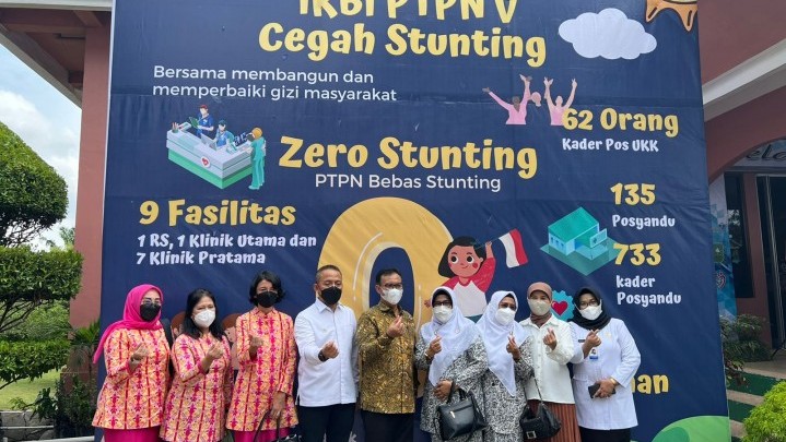 Komitmen PTPN V Cegah Stunting di Bumi Lancang Kuning Diapresiasi BKKBN RI