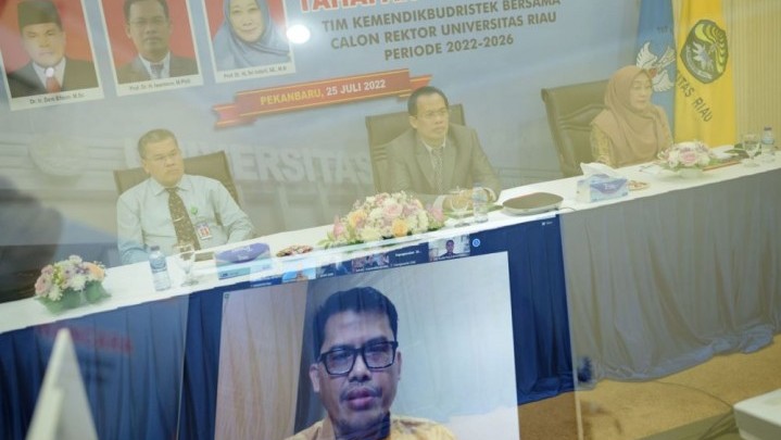 Kemendikbud Wawancara Tiga Calon Rektor Universitas Riau