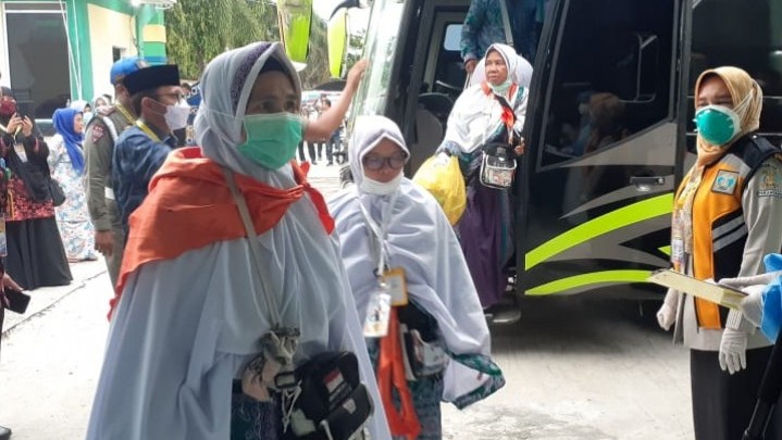 Jemaah Haji Asal Riau yang Positif Covid-19 akan Diisolasi Jemaah Haji Asal Riau yang Positif Covid-19 akan Diisolasi