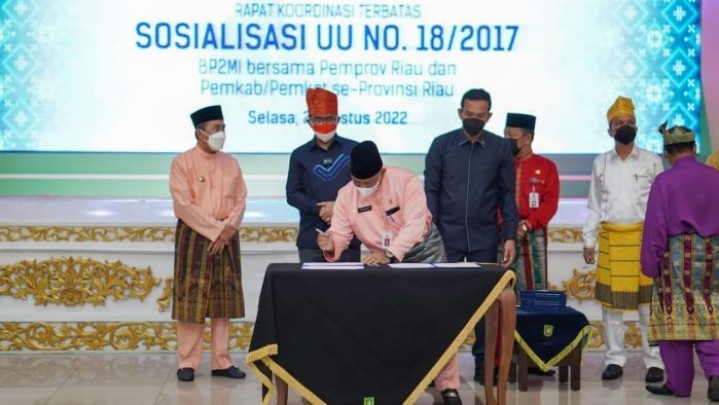 Keterampilan Menurut Sekda Kampar Mutlak Harus Dimiliki PMI