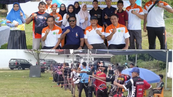Seleksi Atlet Cabor Panahan, Ketum KONI Pekanbaru Kukuhkan Atlet dan Pelatih Cabor Perpani Ikuti Porprov X Riau