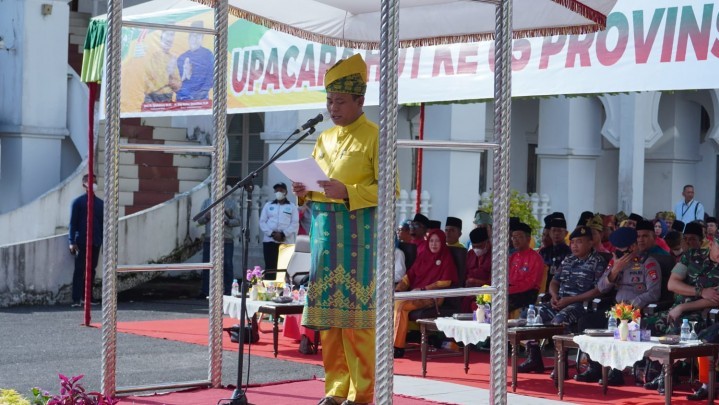 Forkopimda Rohil Gelar Upacara Hari Jadi Riau ke-65