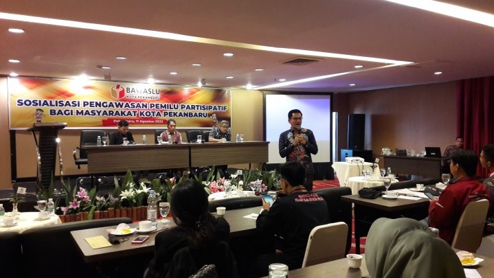 Genderang Ditabuh, Bawaslu Pekanbaru Sosialisasikan Pengawasan Pemilu Partisipatif Genderang Ditabuh, Bawaslu Pekanbaru Sosialisasikan Pengawasan Pemilu Partisipatif