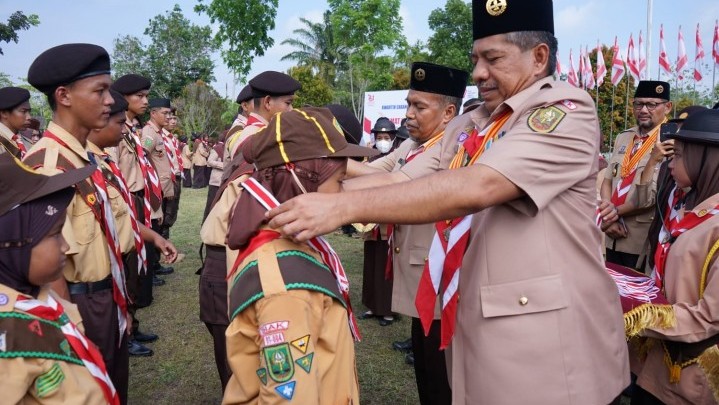 HUT Gerakan Pramuka ke-61, Ini Pesan Bupati Alfedri