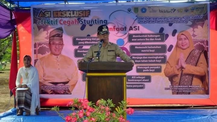 Orang Tua Dihimbau Bupati HM Wardan Berikan ASI Eksklusif Bagi Bayi