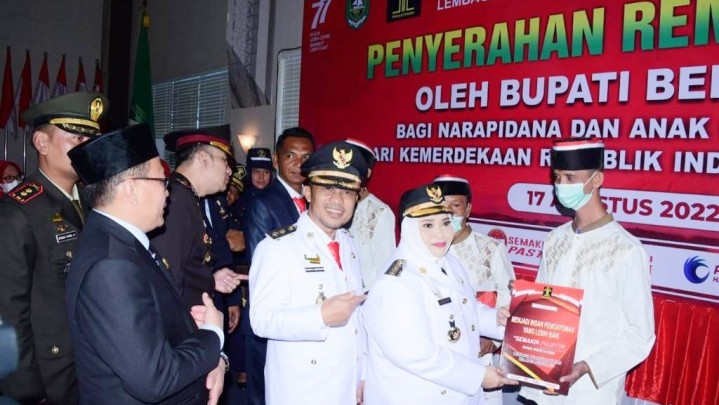 HUT RI ke-77 Sebanyak 858 Narapidana di Bengkalis Dapat Remisi