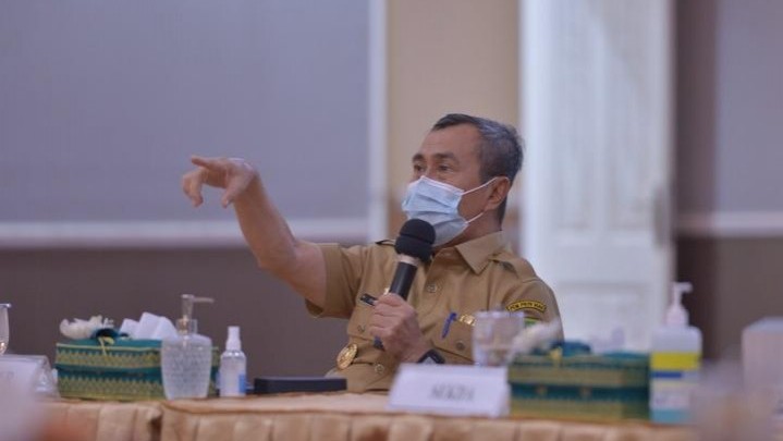 Inflasi Riau Tertinggi Keempat di Indonesia, Gubri Kumpulkan Seluruh Kepala OPD
