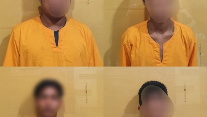 Empat Anak di Bawah Umur Pelaku Pengeroyokan Diringkus Polres Inhil
