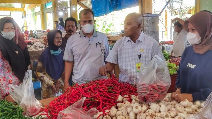 Disdagprin Siak Sidak di Pasar dan Minimarket, Harga Stabil