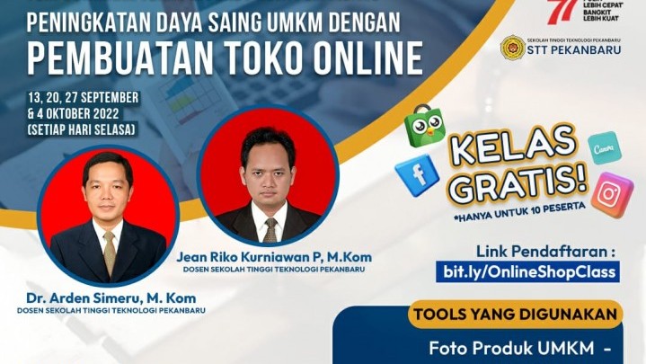 Pemko Pekanbaru akan Gelar Pelatihan Pembuatan Toko Online Bagi UMKM, Simak Info Lengkapnya