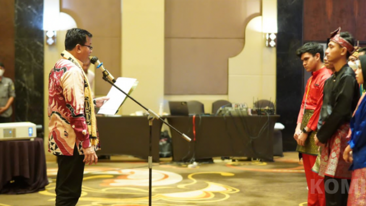 Plt Bupati Diminta MoU dengan Rumah Sakit di Yogyakarta saat Lantik Pengurus IPRY Komisariat Kaunsing