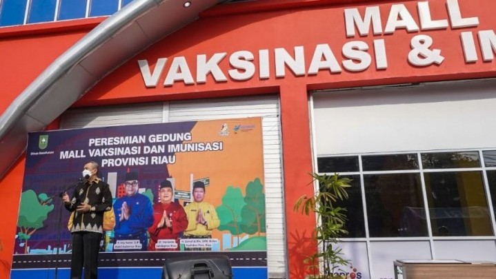 Baru 4.252 Orang Kunjungi Mal Vaksinasi Riau