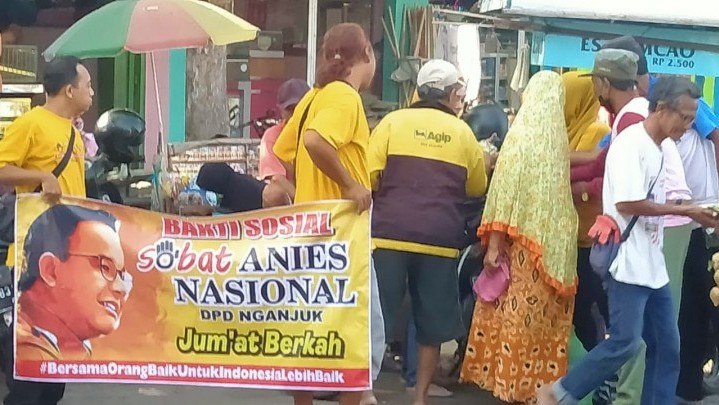 DPD Sobat Anies Nasional Nganjuk Menebar Berkah