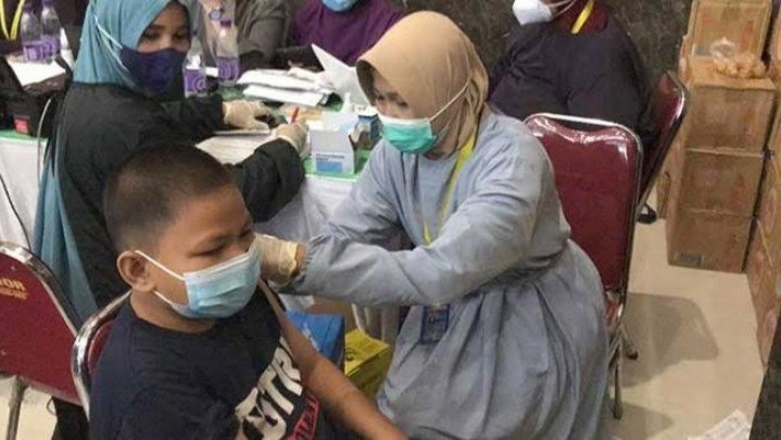 Vaksinasi Covid-19 untuk Anak-anak di Riau Sudah Capai 80 Persen Vaksinasi Covid-19 untuk Anak-anak di Riau Sudah Capai 80 Persen