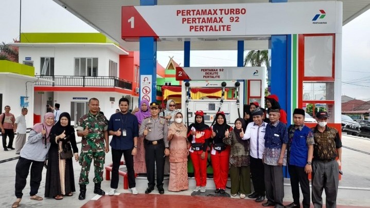 SPBU Tertua di Pekanbaru Kembali Beroperasi