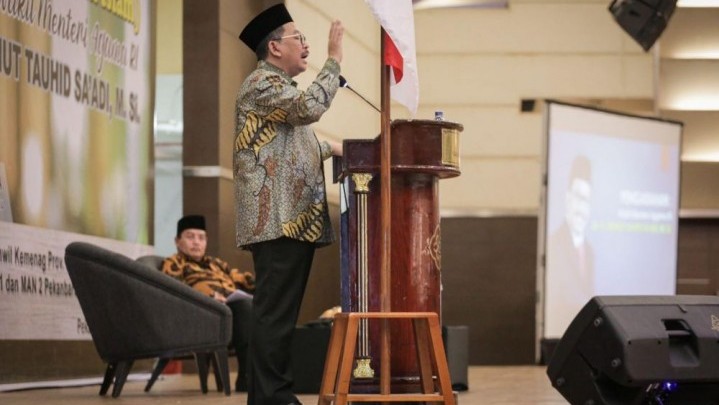 Guru Madrasah di Riau Diminta Wamenag Berinovasi
