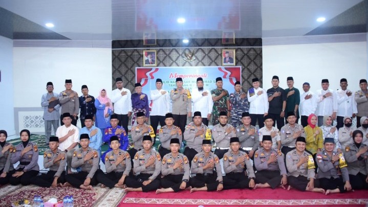 Pemkab Bengkalis Minta Semua Pihak Instrospeksi Diri pada Peringatan Maulid Nabi di Mapolres