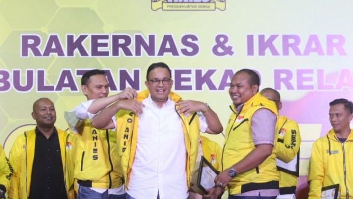 Politisi Golkar Ramaikan Go-Anies Presiden 2024