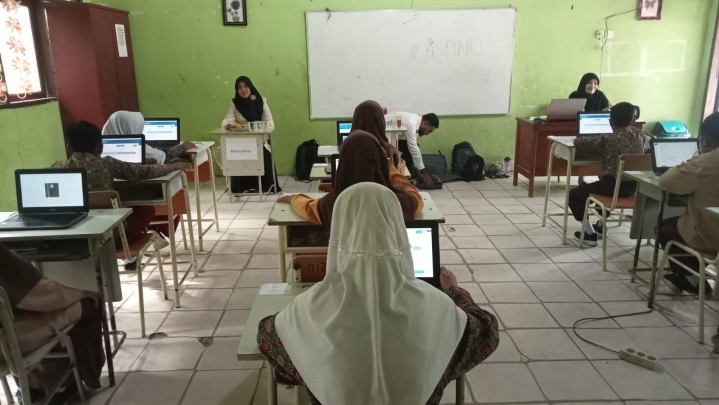 ANBK di UPT SDN 005 Koto Perambahan Kampar Berjalan Lancar