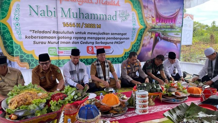 Peringatan Maulid Nabi PDKP, Bupati HM Wardan Sampaikan Pujian