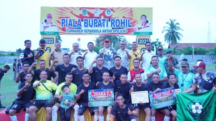 Turnamen Sepakbola U-30, Kodim 0321 Rohil Juara 1