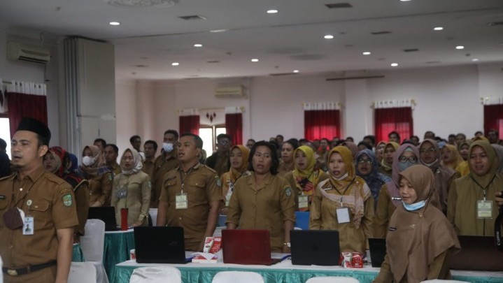 Bendahara Desa se Rohul Diberi Bimtek Penerapan Aplikasi Siskeudes dan Siswaskeudes Bendahara Desa se Rohul Diberi Bimtek Penerapan Aplikasi Siskeudes dan Siswaskeudes