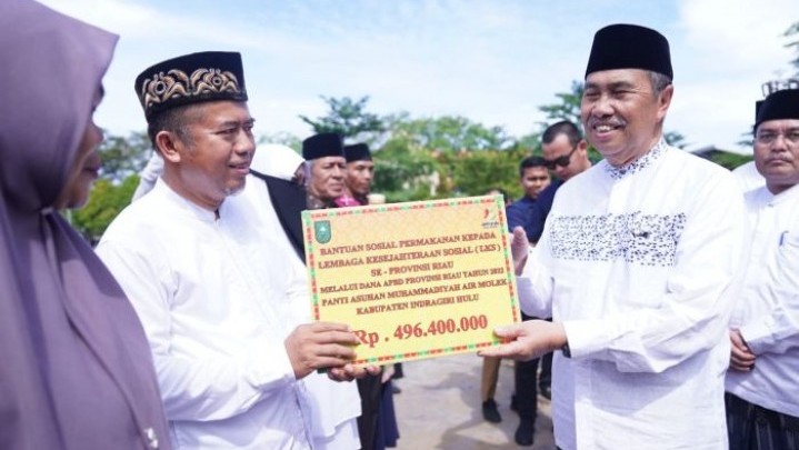 Ini 5 Panti Asuhan di Inhu yang Mendapat Bansos Pemakanan dari Pemprov Riau