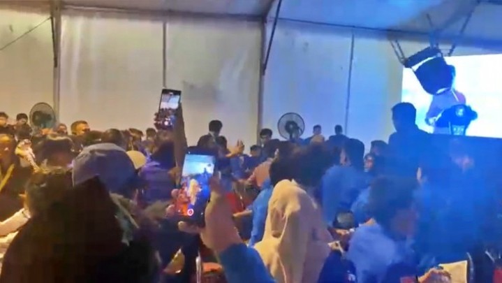 Saat Wamenag Lagi Sambutan, Peserta Muspimnas PMII Rusuh dan Lempar Kursi Saat Wamenag Lagi Sambutan, Peserta Muspimnas PMII Rusuh dan Lempar Kursi