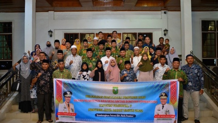 Porsadin 2022 di Bandung, Riau Diperkuat 61 Orang