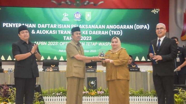 DJPb 9 Tahun Beruntun Beri Pemkab Bengkalis WTP Laporan Keuangan