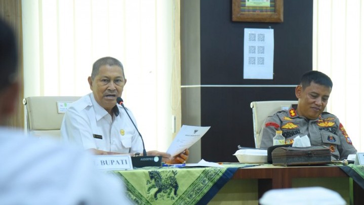 Wabup Inhil Gelar Rakor Antisipasi Inflasi Akhir Tahun