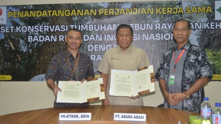 BRIN Sepakati Perjanjian Kerja Sama dengan PT Arara Abadi
