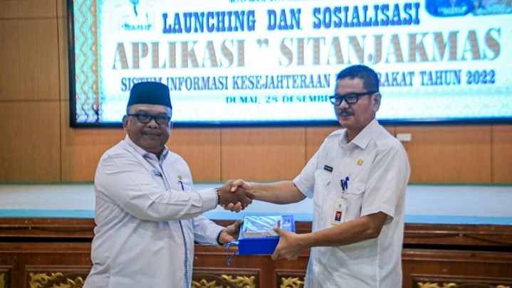 Aplikasi Si Tanjak Mas Diluncurkan Pemko Dumai Agar Bantuan Sosial Efektif