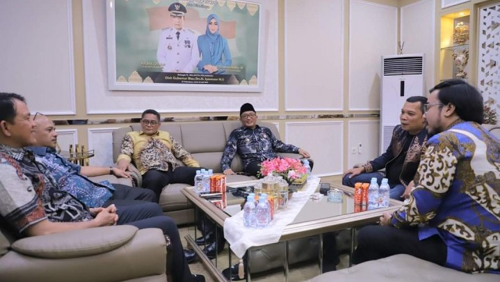 Bahas Potensi Kerja Sama, Pj Walikota Pekanbaru Terima Kunjungan Walikota Padang