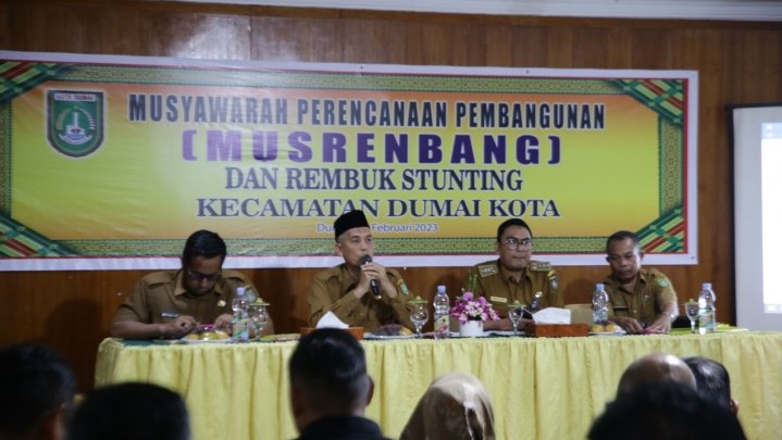 Di Rembuk Stunting, Seperti Ini Arahan Khusus Wako Dumai Di Rembuk Stunting, Seperti Ini Arahan Khusus Wako Dumai