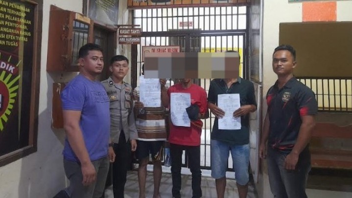 Tiga Pelaku Pencurian Ternak di Agam Digelandang Polisi