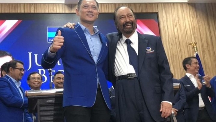 AHY di Depan Surya Paloh Umumkan Sepakat Usung Anies Capres 2024 AHY di Depan Surya Paloh Umumkan Sepakat Usung Anies Capres 2024