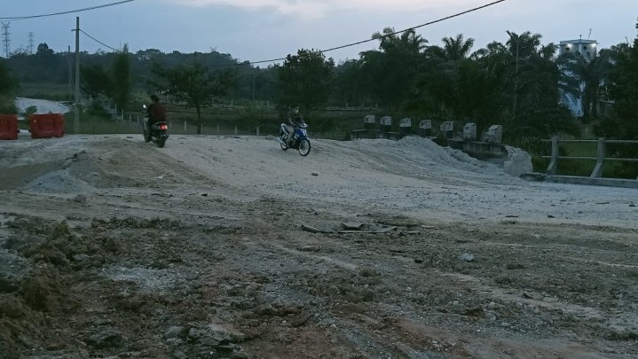 Gerak Cepat PUPR Kampar Atasi Box Culvert Ambruk