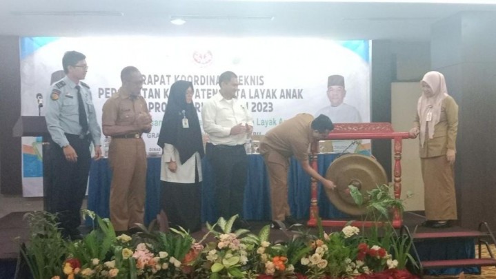 DP3AP2KB Taja Rakortek Demi Wujudkan Riau Sebagai Provinsi Layak Anak