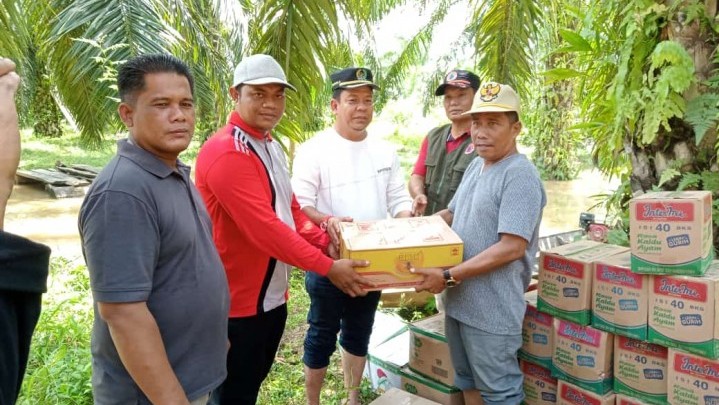 Sungai Meluap, Sebagian Wilayah di Rokan Hulu Dilanda Banjir