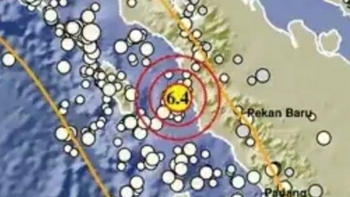 Gempa Berpusat di Sumut, Dirasakan Kuat Hingga ke Sumbar