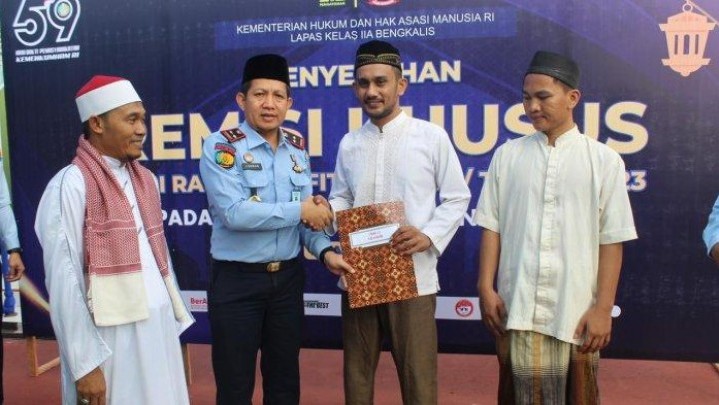 Remisi Lebaran Tahun 2023, 36 Napi di Riau Langsung Bebas Remisi Lebaran Tahun 2023, 36 Napi di Riau Langsung Bebas