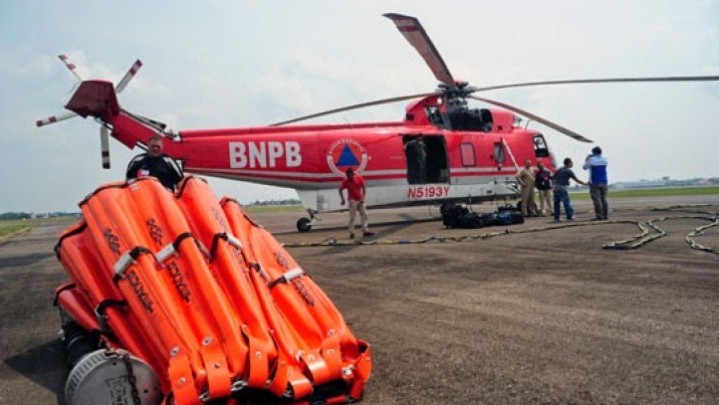Helikopter Water Bombing dari BNPB Tiba di Riau Bulan Mei Helikopter Water Bombing dari BNPB Tiba di Riau Bulan Mei