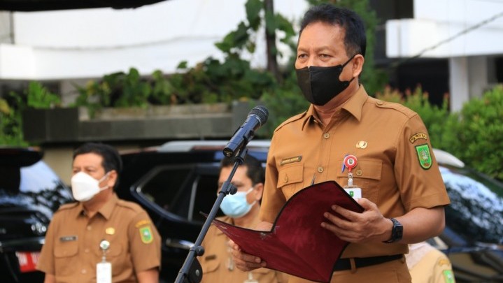 Apel Pagi Pemprov Riau Baru Digelar 2 Mei Apel Pagi Pemprov Riau Baru Digelar 2 Mei