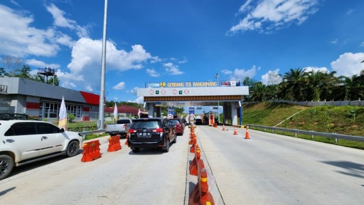 Arus Balik Melewati Tol Pekanbaru - Bangkinang Melonjak