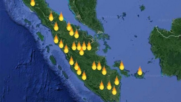 Data BMKG: 23 Titik Panas di Wilayah Riau